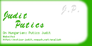 judit putics business card